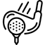 Swinging a golf club or racquet